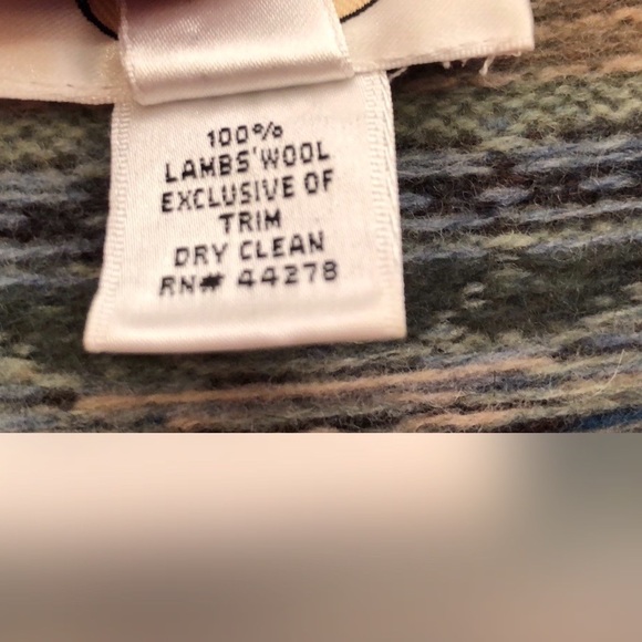 TALBOTS Nordic Sweater Coat W/ Horn-Toggle Buttons - Picture 7 of 8